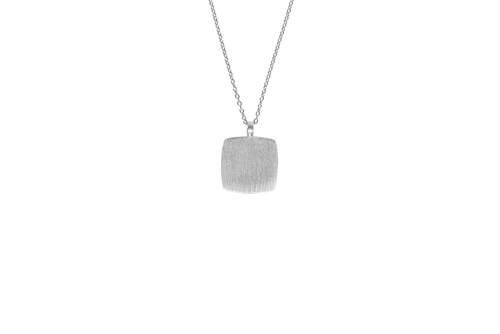 IX Cushion Silver Pendant