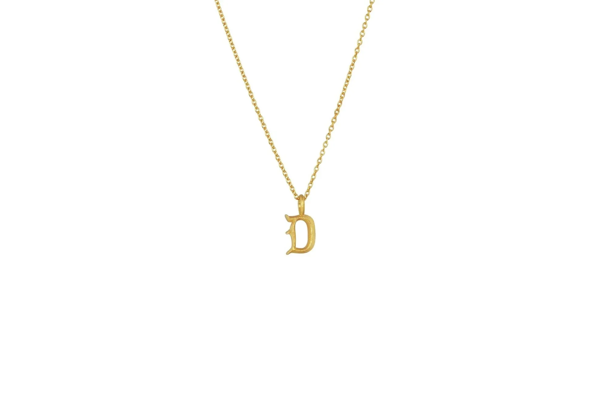 IX D Ice 22K Gold Plated Pendant