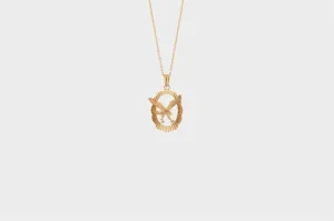 IX Eagle Gold Plated Pendant