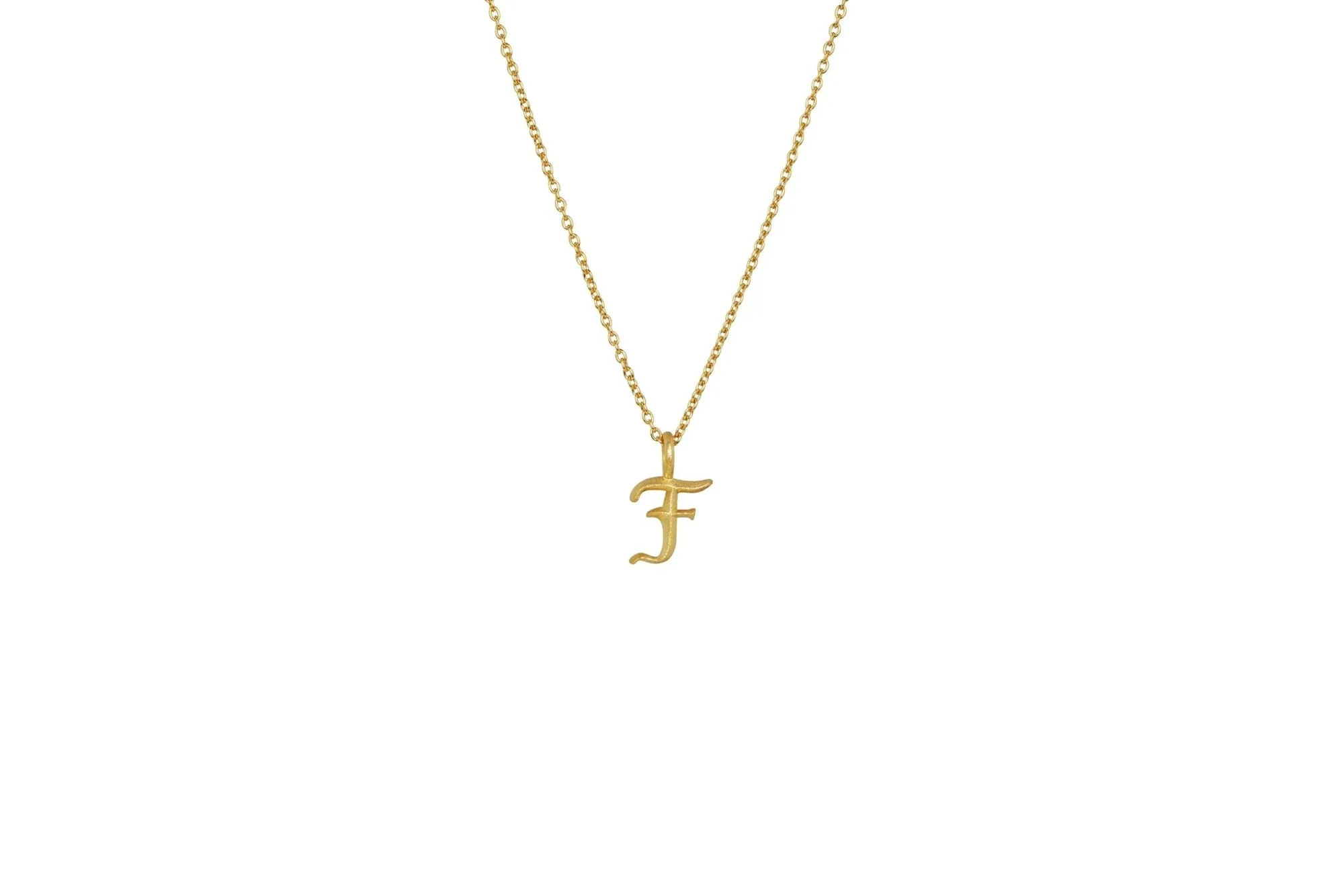IX F Ice 22K Gold Plated Pendant