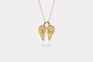IX Forever Love Gold Plated Pendant