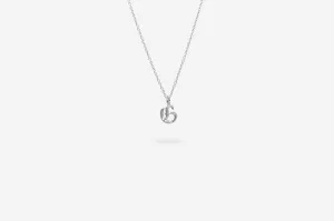 IX G Letter Silver Pendant