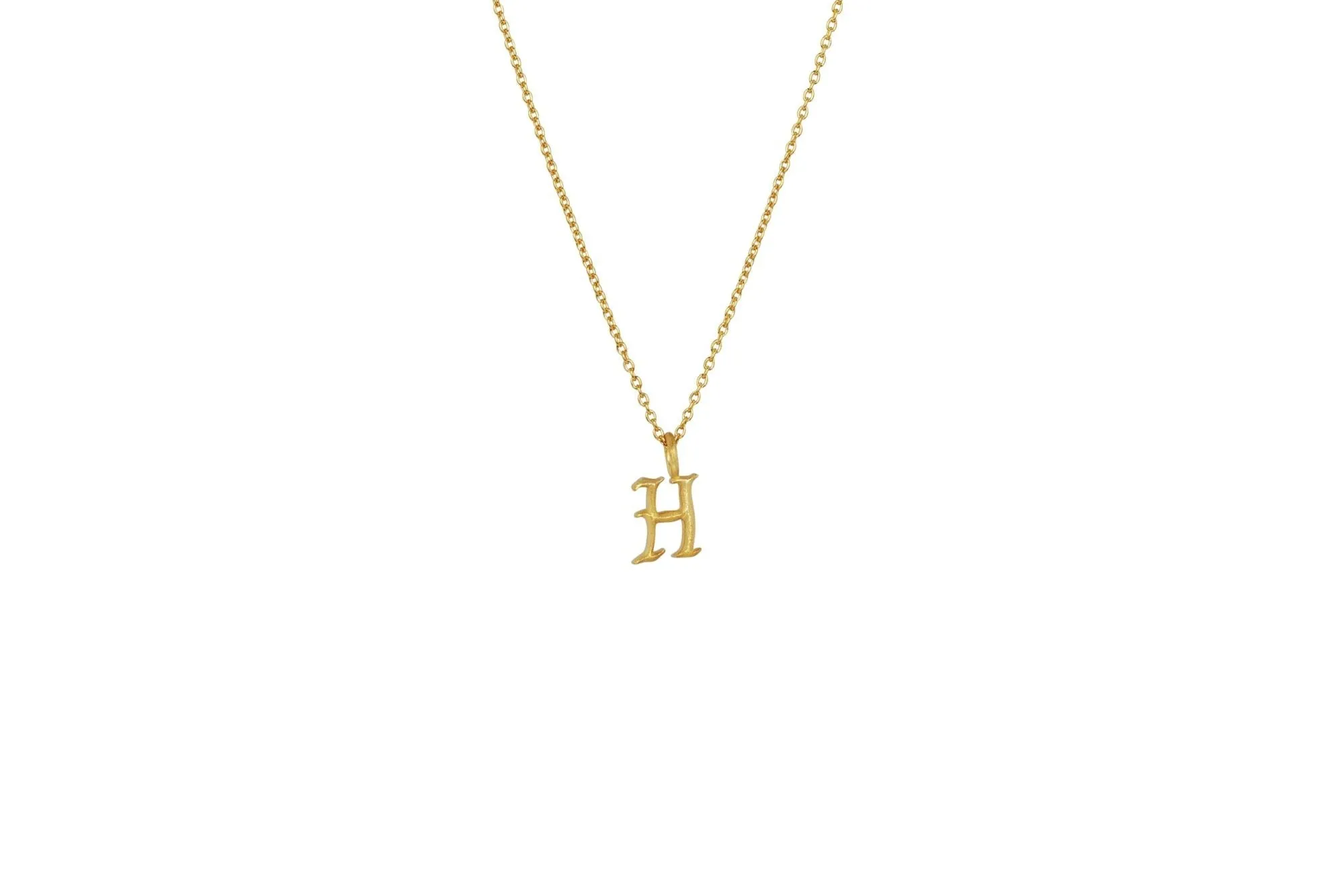 IX H Ice 22K Gold Plated Pendant