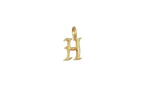 IX H Ice 22K Gold Plated Pendant
