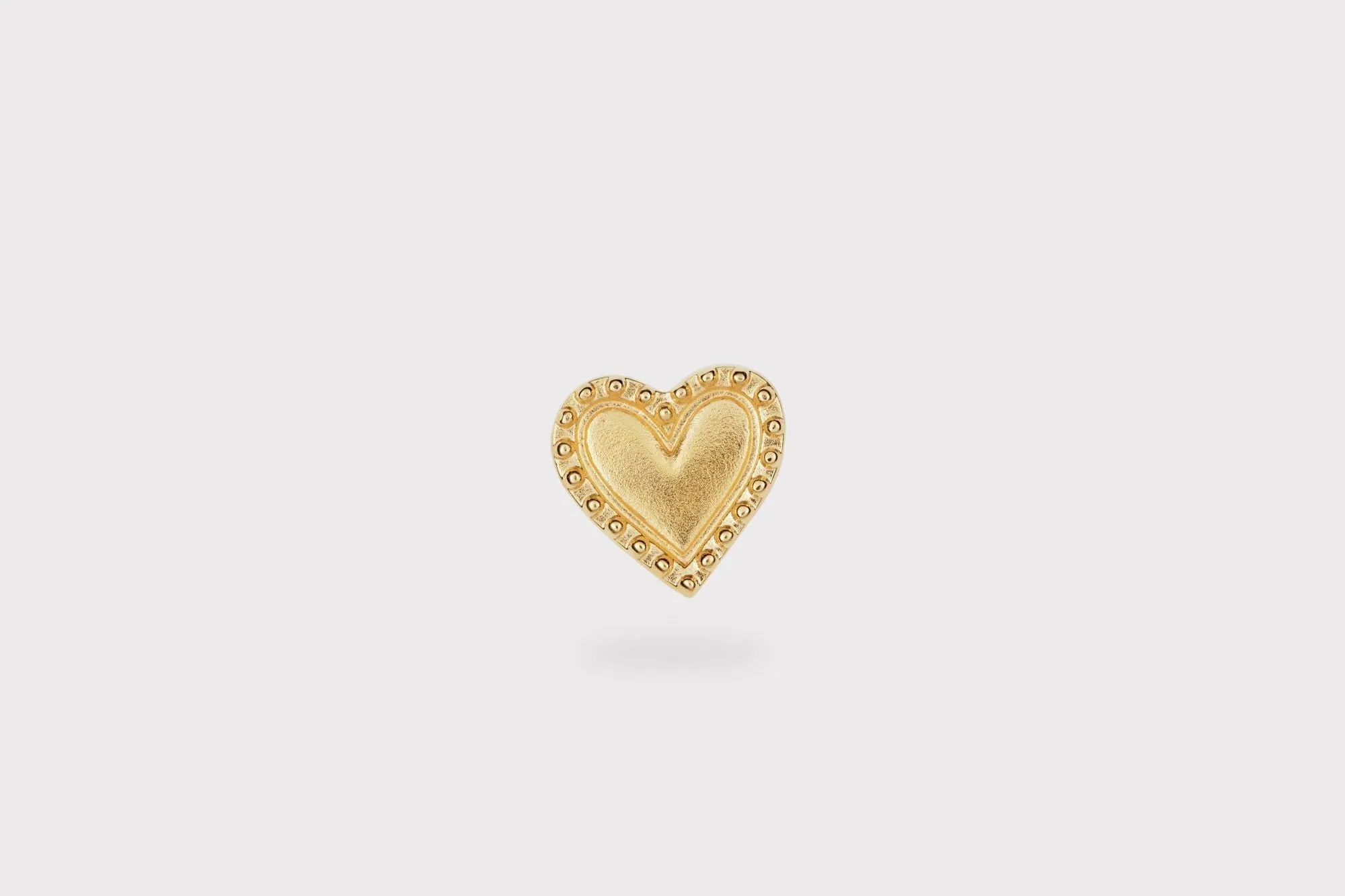 IX Heart Gold Plated Pendant