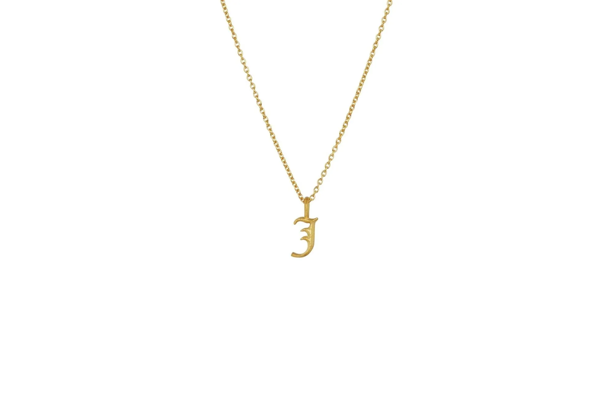 IX J Ice 22K Gold Plated Pendant