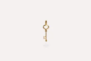 IX Key Gold Plated Pendant