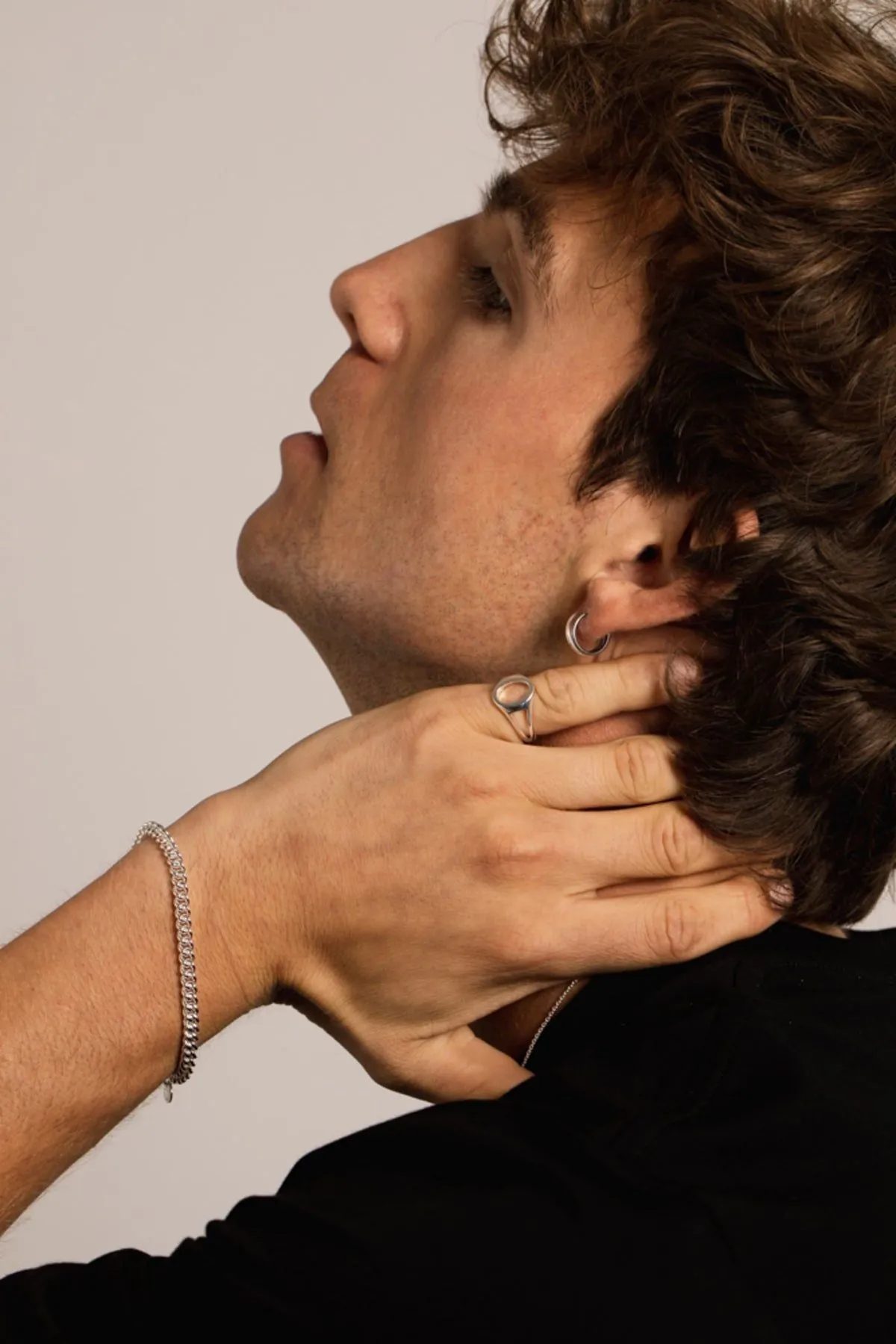 IX Leo Silver Bracelet