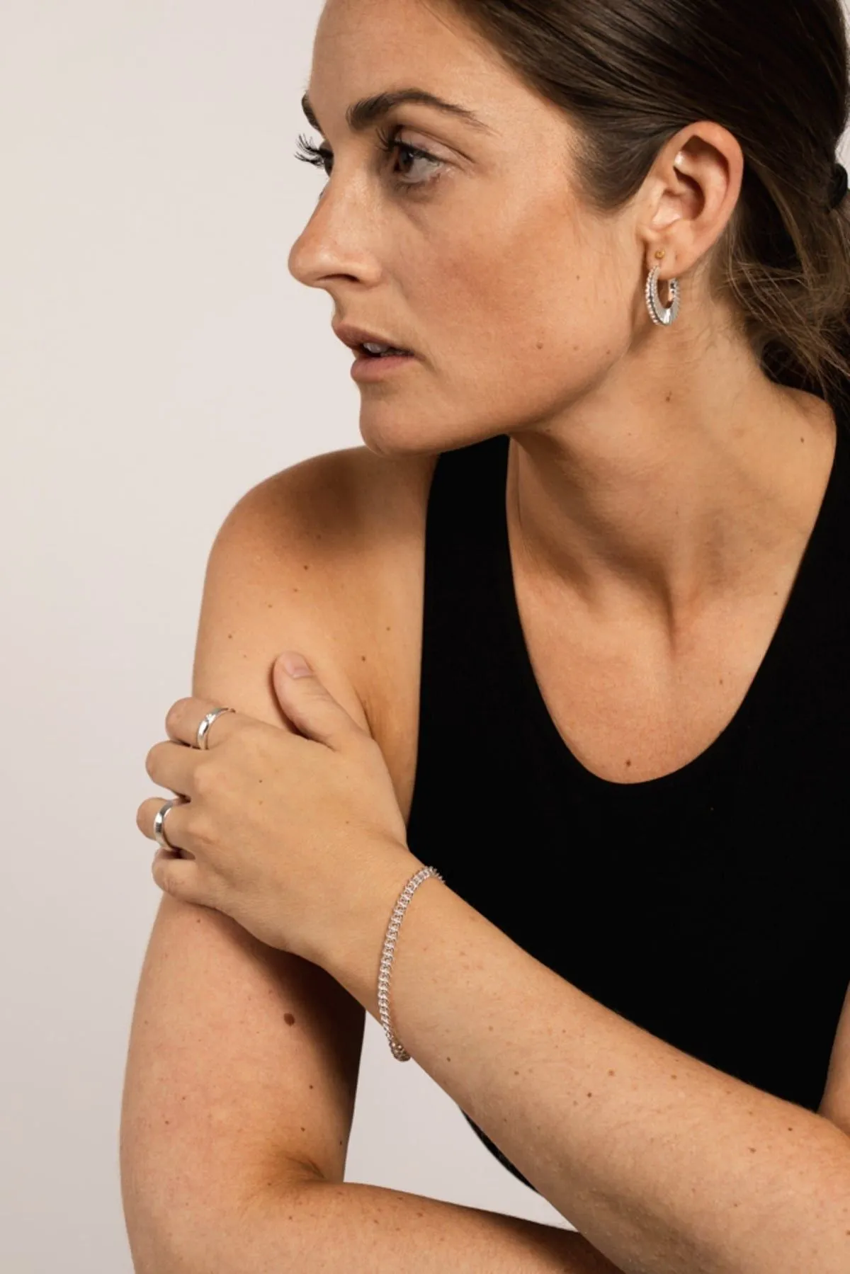 IX Leo Silver Bracelet