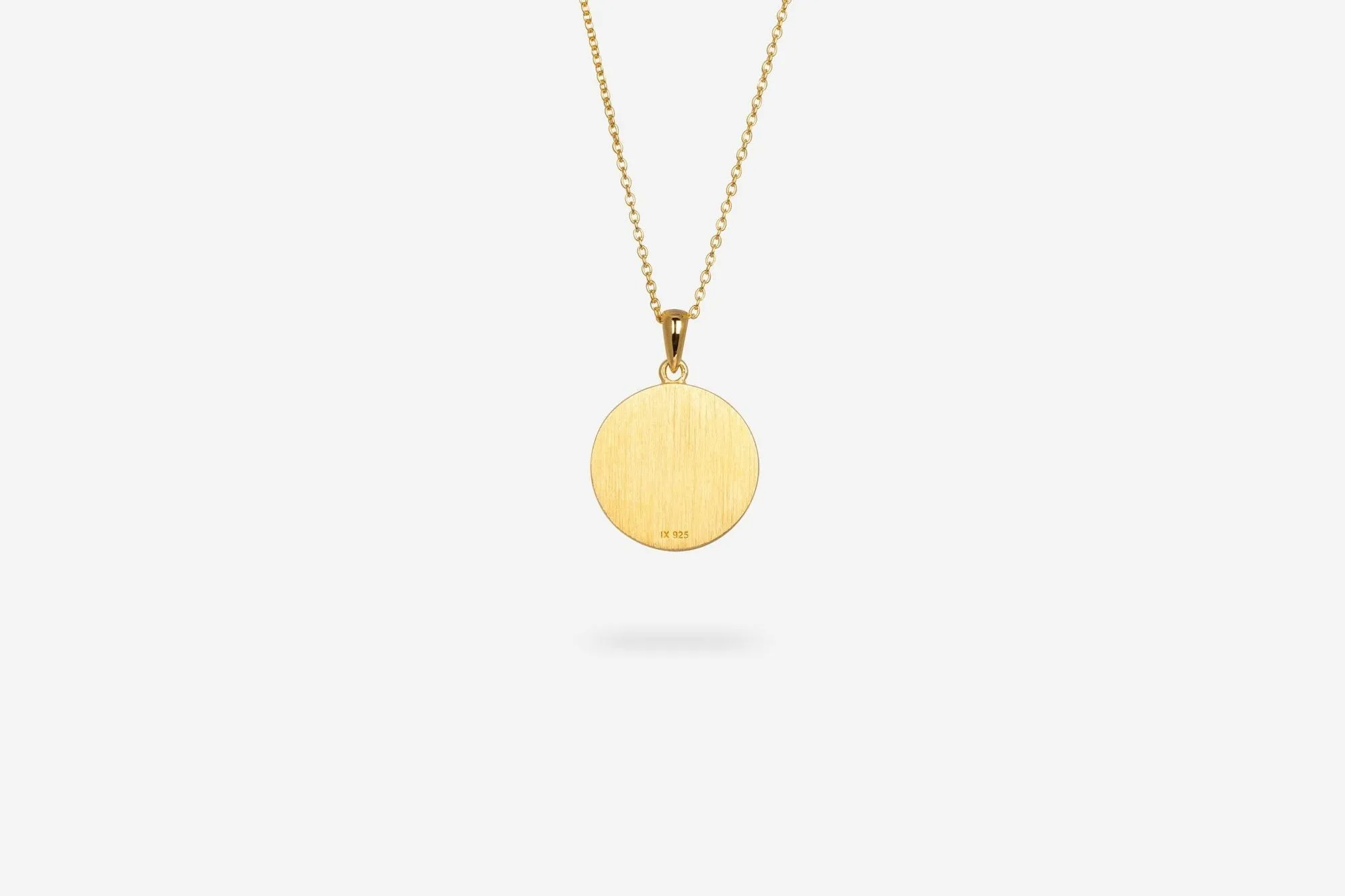 IX Love Seal Gold Plated Pendant