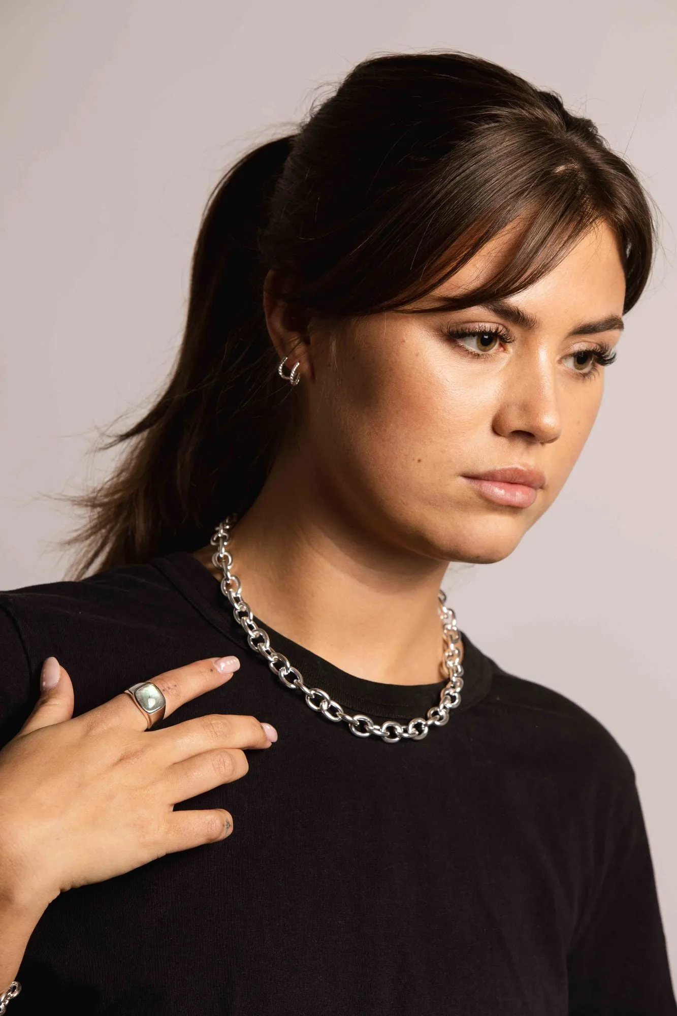 IX Luca Silver Necklace