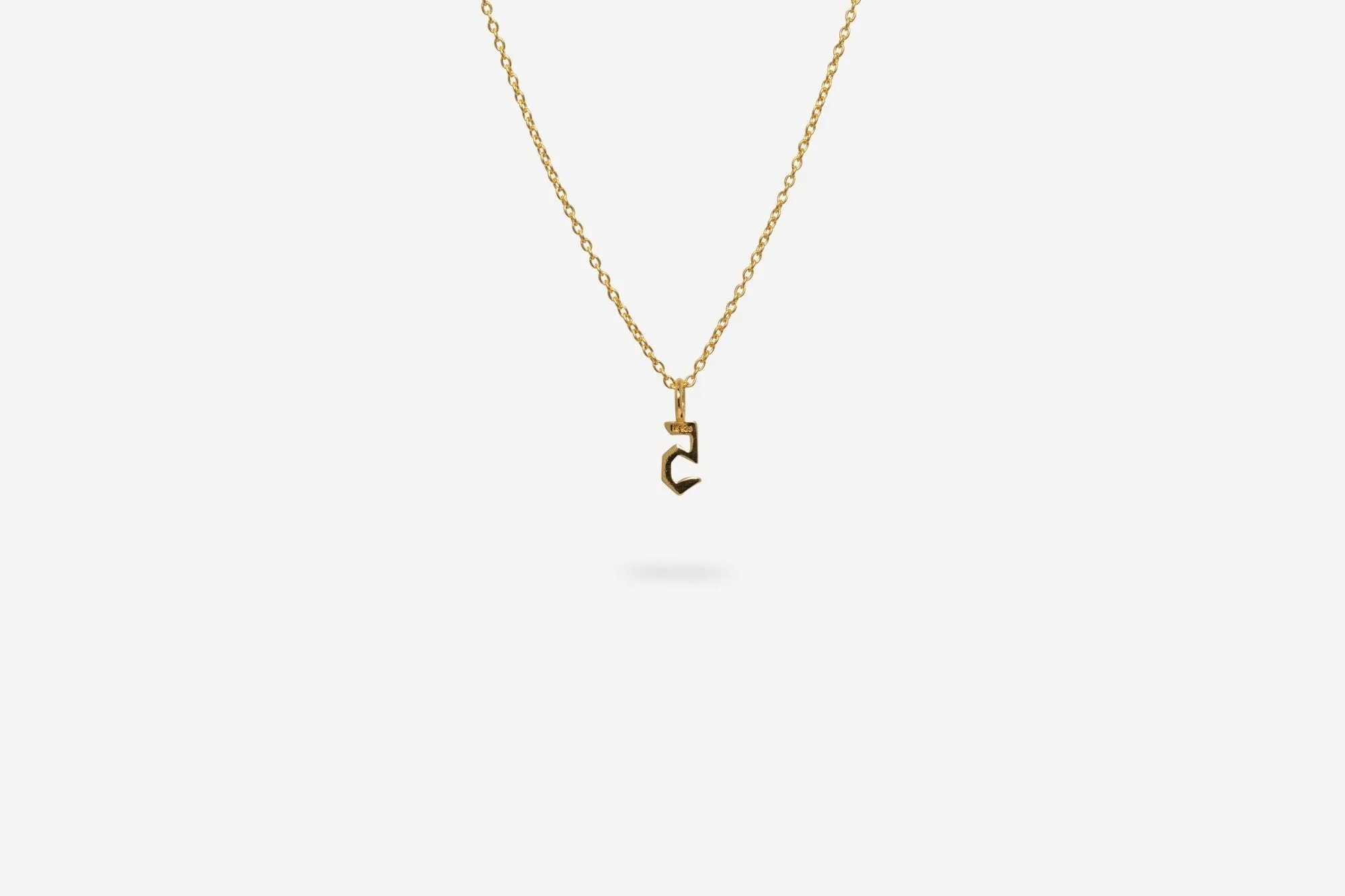 IX Lucky Number 5 Gold Plated Pendant