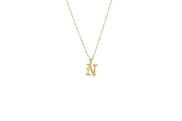 IX N Ice 22K Gold Plated Pendant