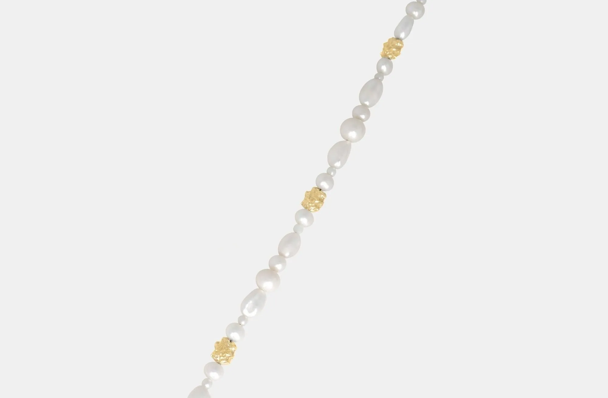 IX Ocean Pearl Gold Plated Necklace