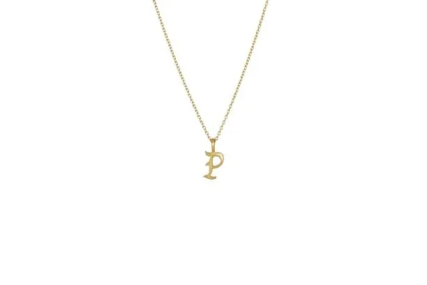 IX P Ice 22K Gold Plated Pendant
