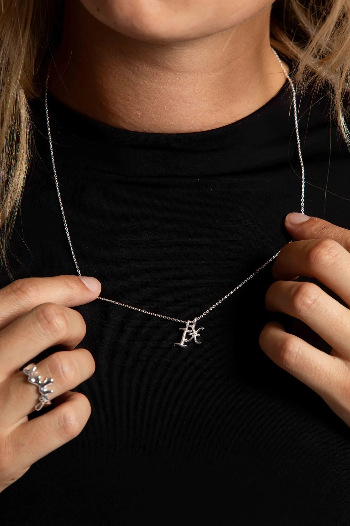 IX R Ice Silver Pendant