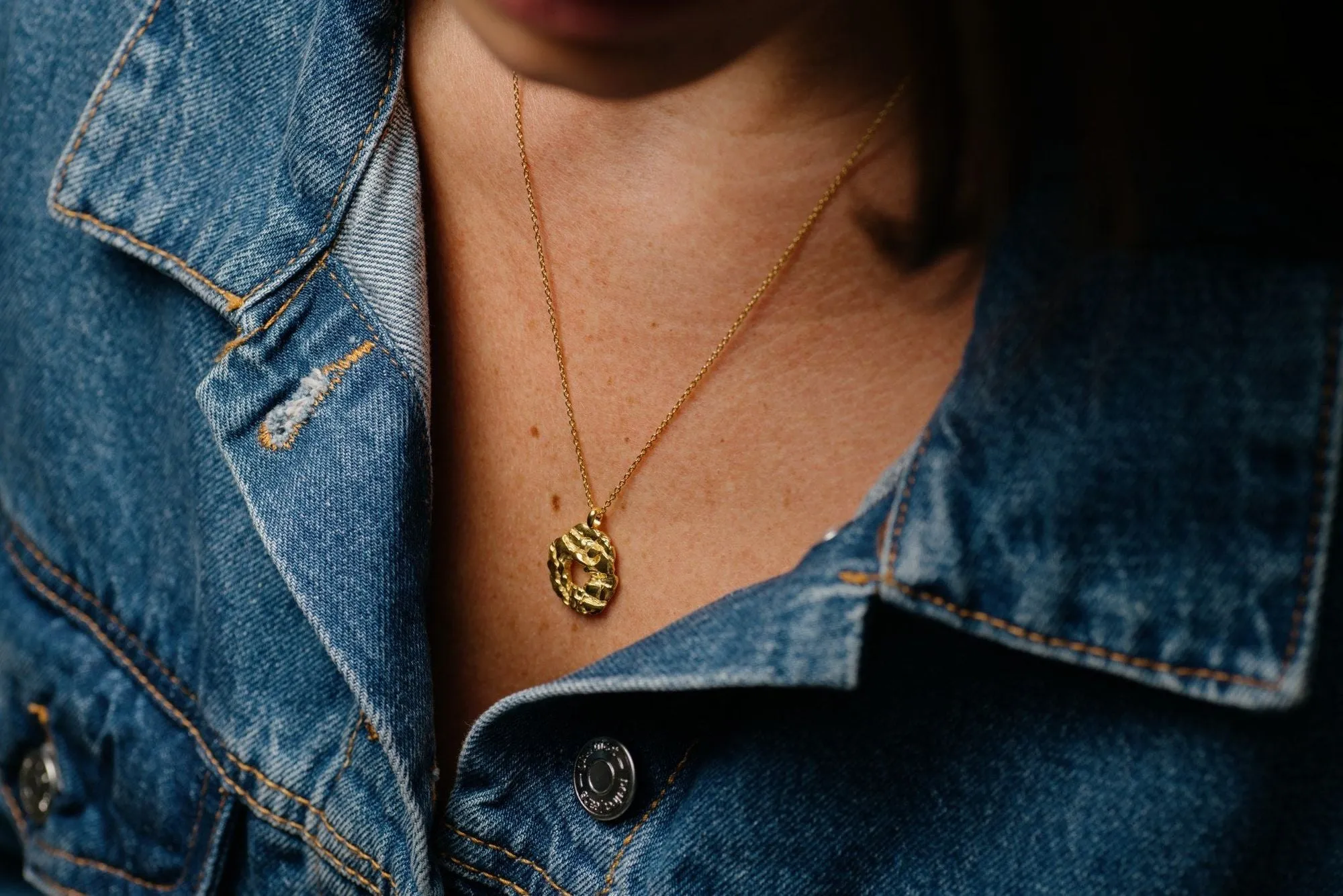 IX Rock Gold Plated Necklace