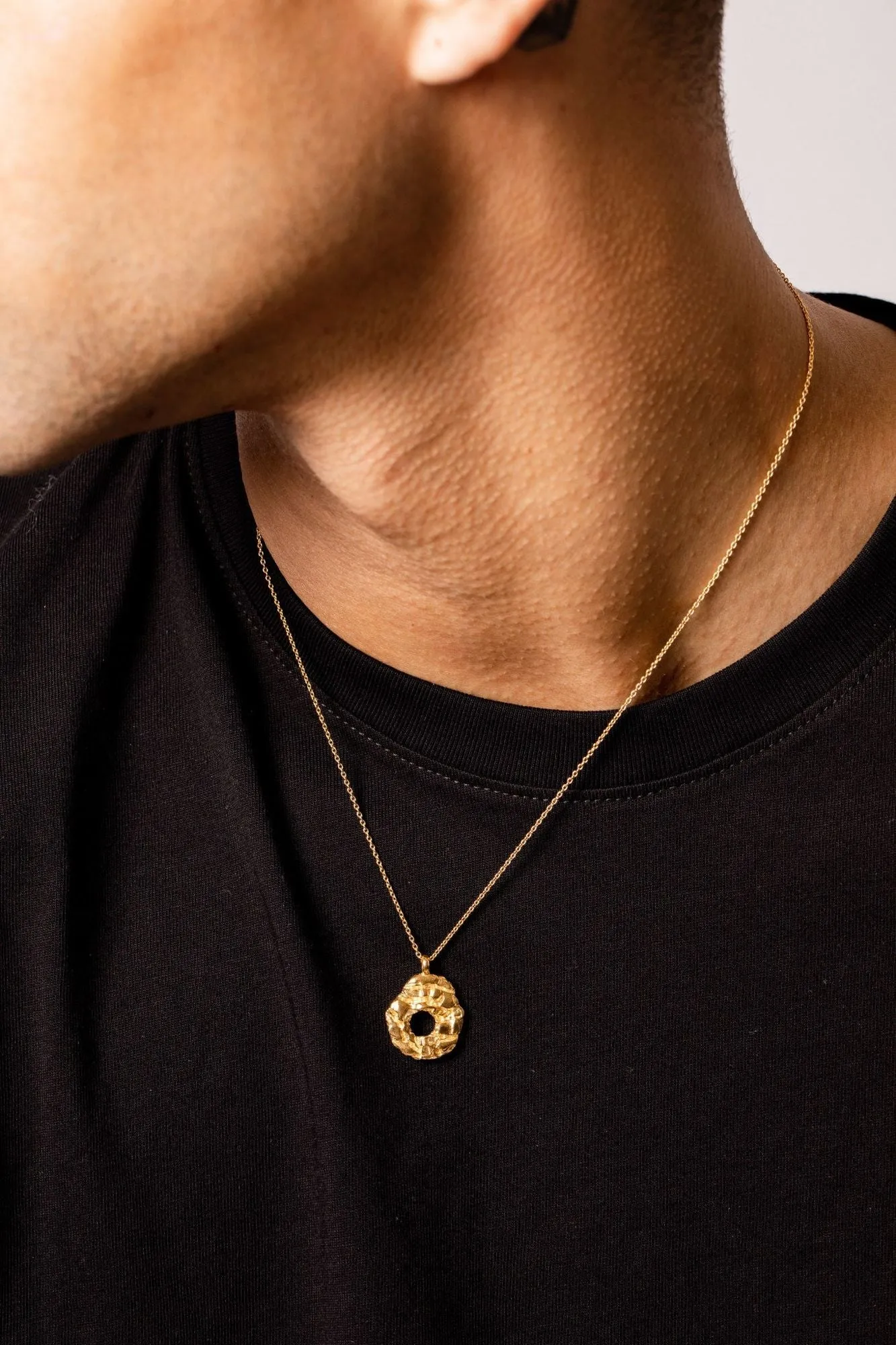 IX Rock Gold Plated Necklace