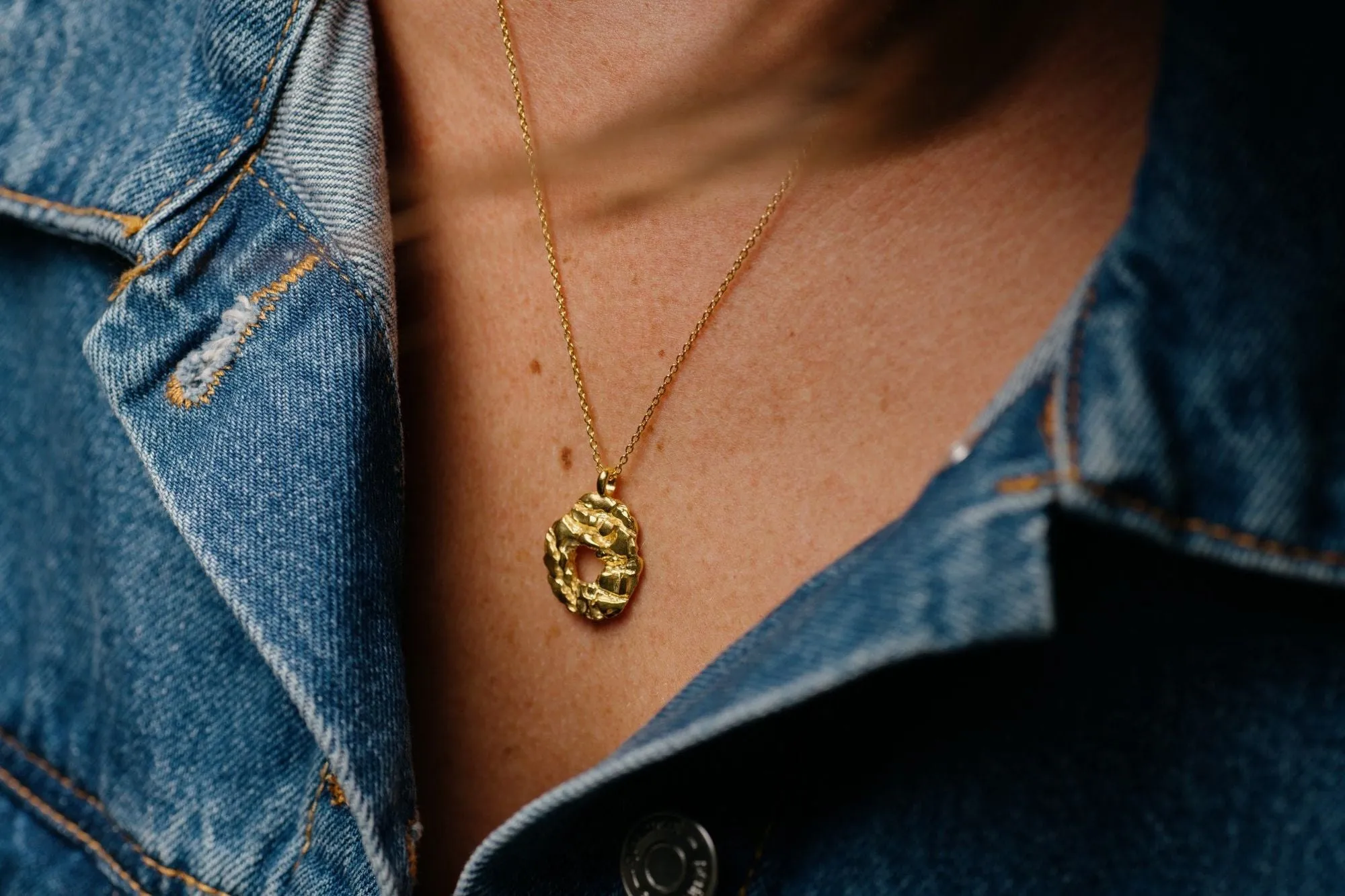 IX Rock Gold Plated Necklace