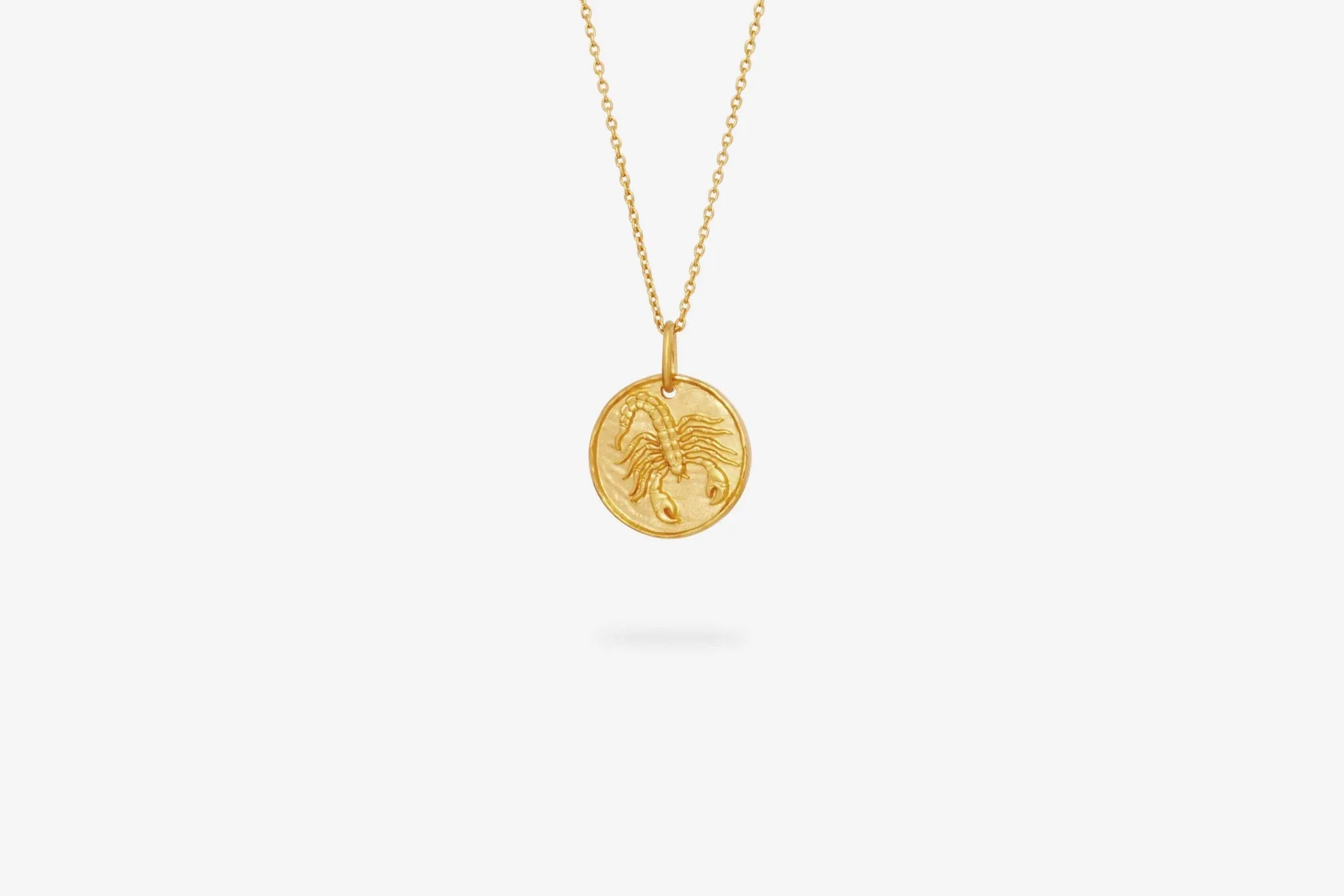 IX Scorpion Gold Plated Pendant