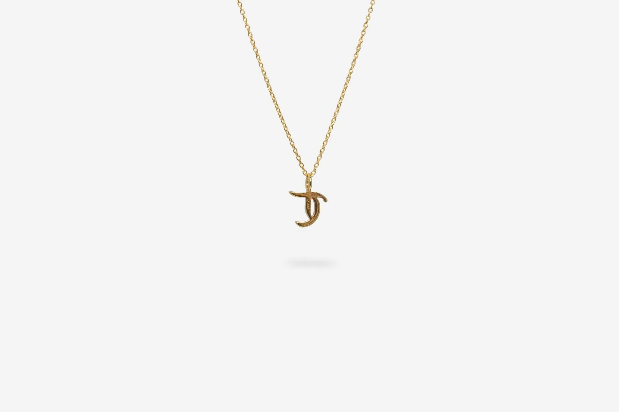 IX T 22K Gold Plated Pendant