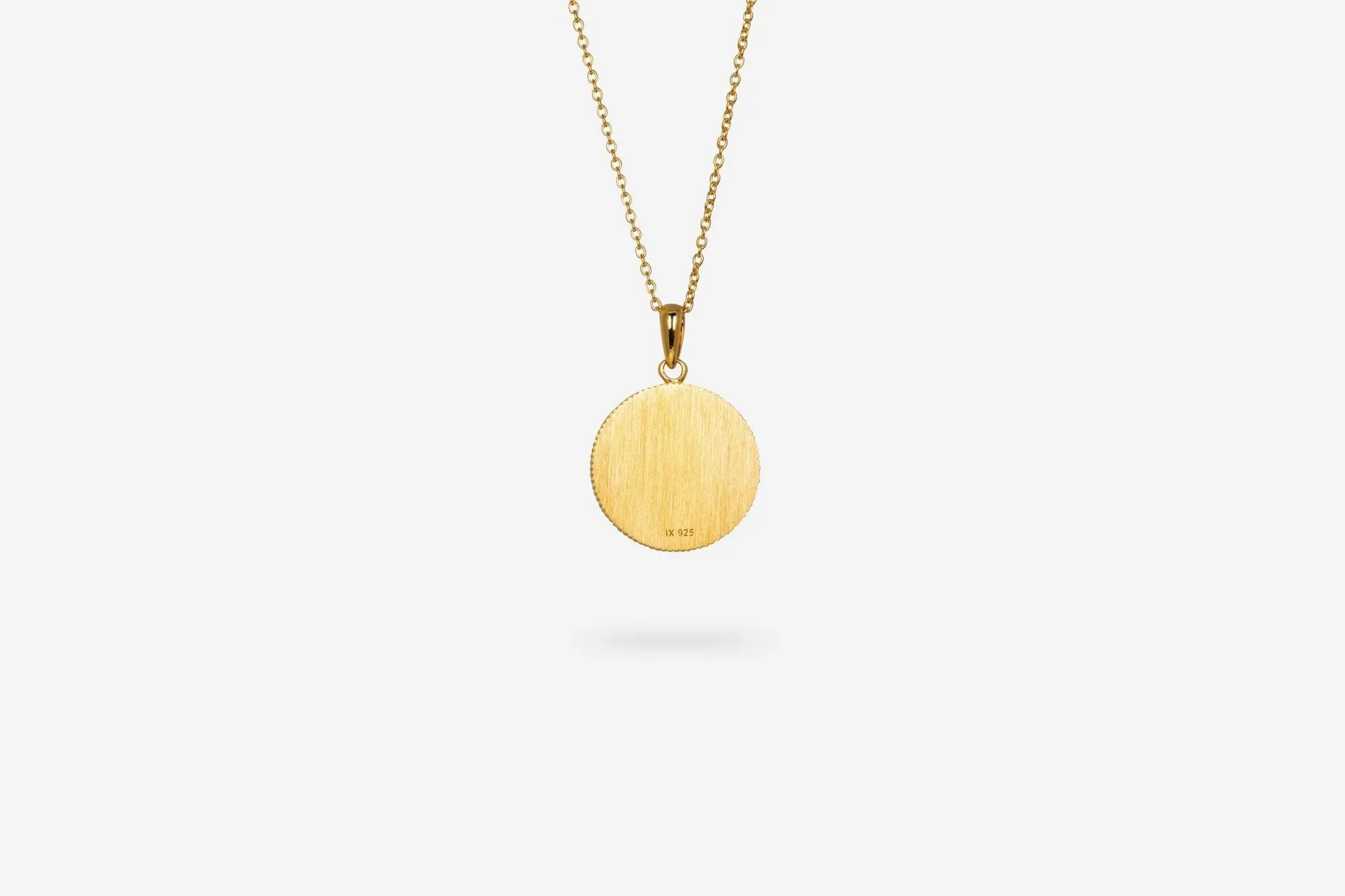 IX Treasure hunt Gold Plated Pendant