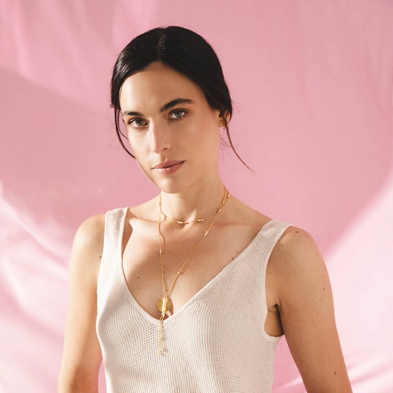 Kalinda 18K Gold Plated Necklace