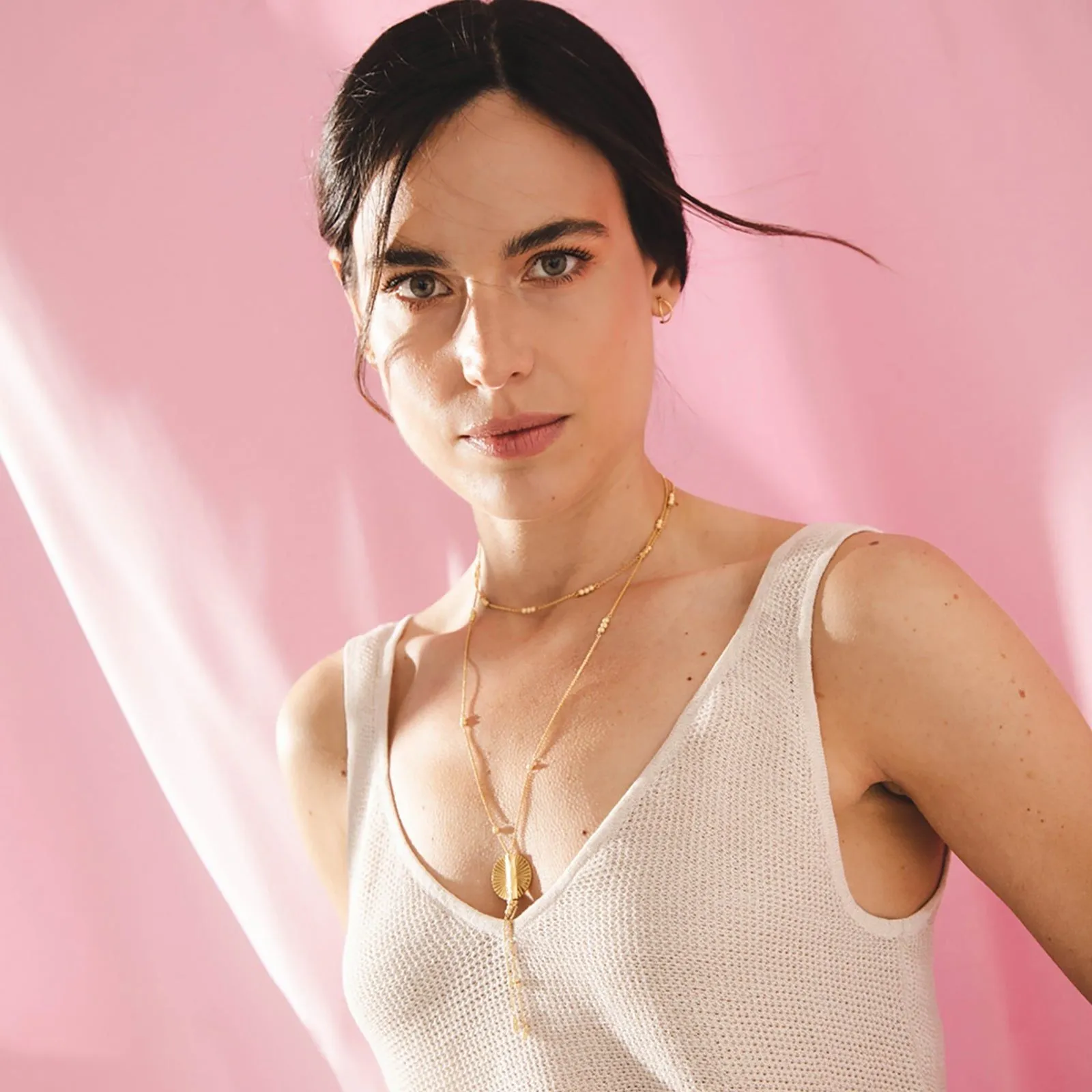 Kalinda 18K Gold Plated Necklace