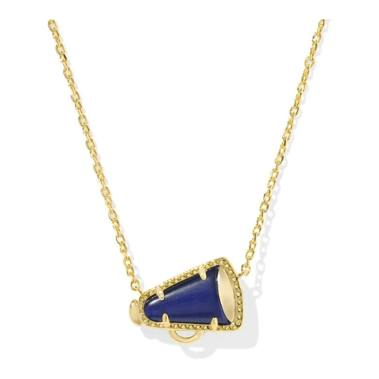 Kendra Scott Cheer Short Pendant Necklace in Navy MOP
