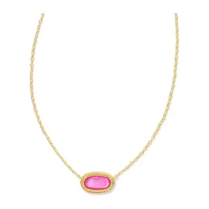 Kendra Scott  Elisa Gold Ridge Necklace in Azalea Illusion