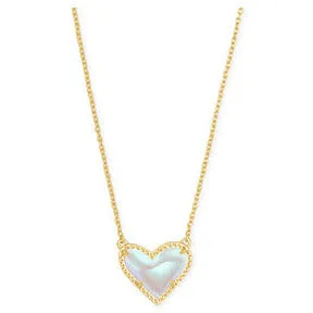 Kendra Scott Gold Ari Necklace in Dichroic Glass