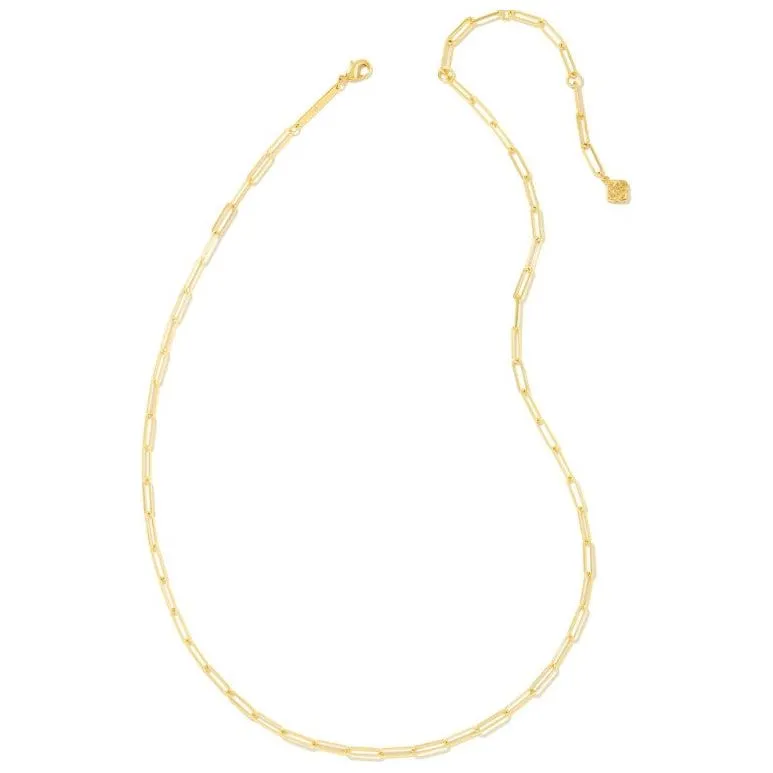 Kendra Scott Gold Courtney Paperclip Necklace