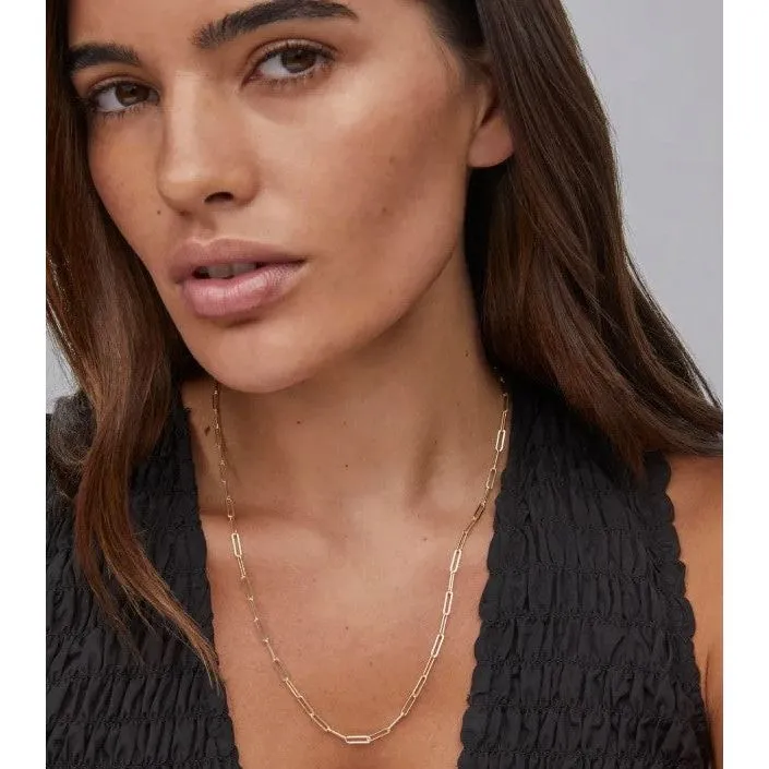 Kendra Scott Gold Courtney Paperclip Necklace