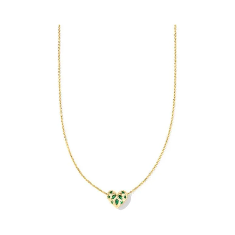 Kendra Scott Gold Holland Heart Pendant Necklace