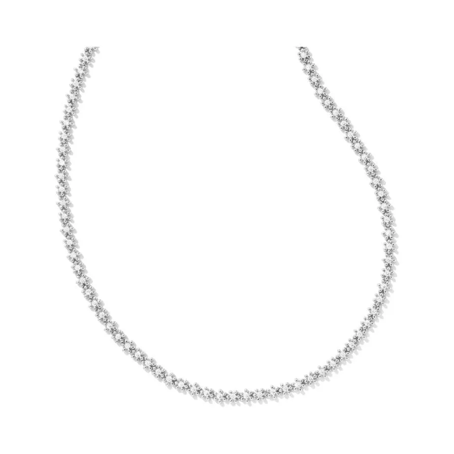 Kendra Scott Silver Nydia Adjustable Strand Necklace