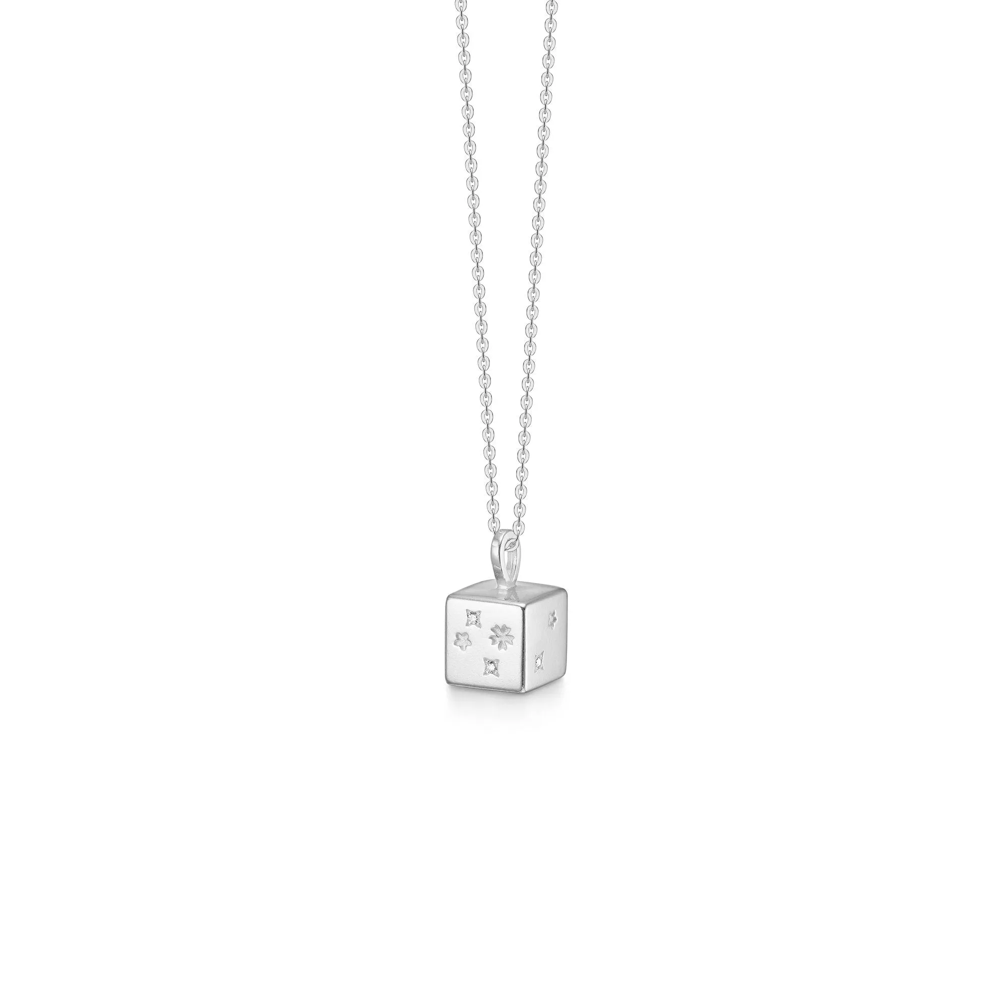 Koyosegi Silver Necklace w. Zirconia