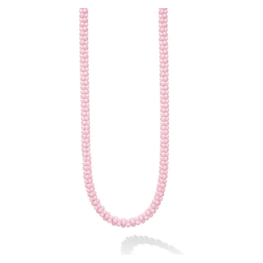 Lagos Pink Caviar Ceramic 16" Necklace