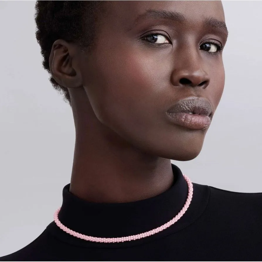 Lagos Pink Caviar Ceramic 16" Necklace