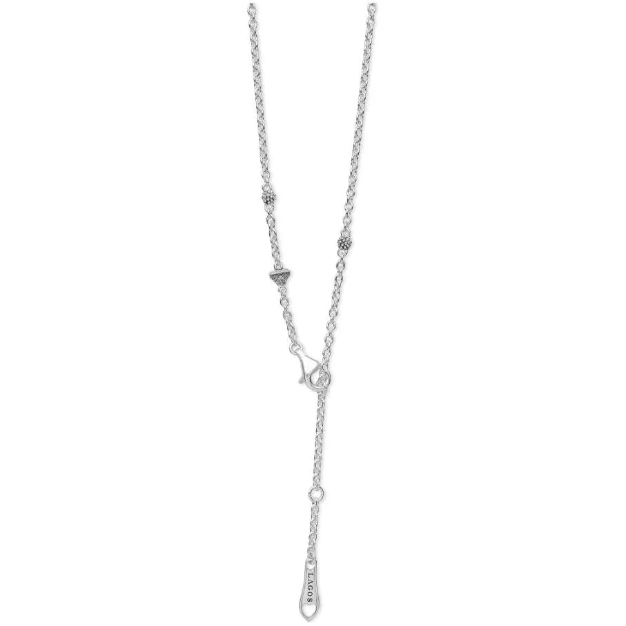 Lagos Sterling Silver Fleur Pearl Pendant Necklace, 18"