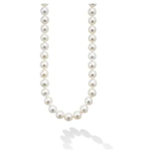 Lagos Sterling Silver Luna Large Pearl Strand Necklace