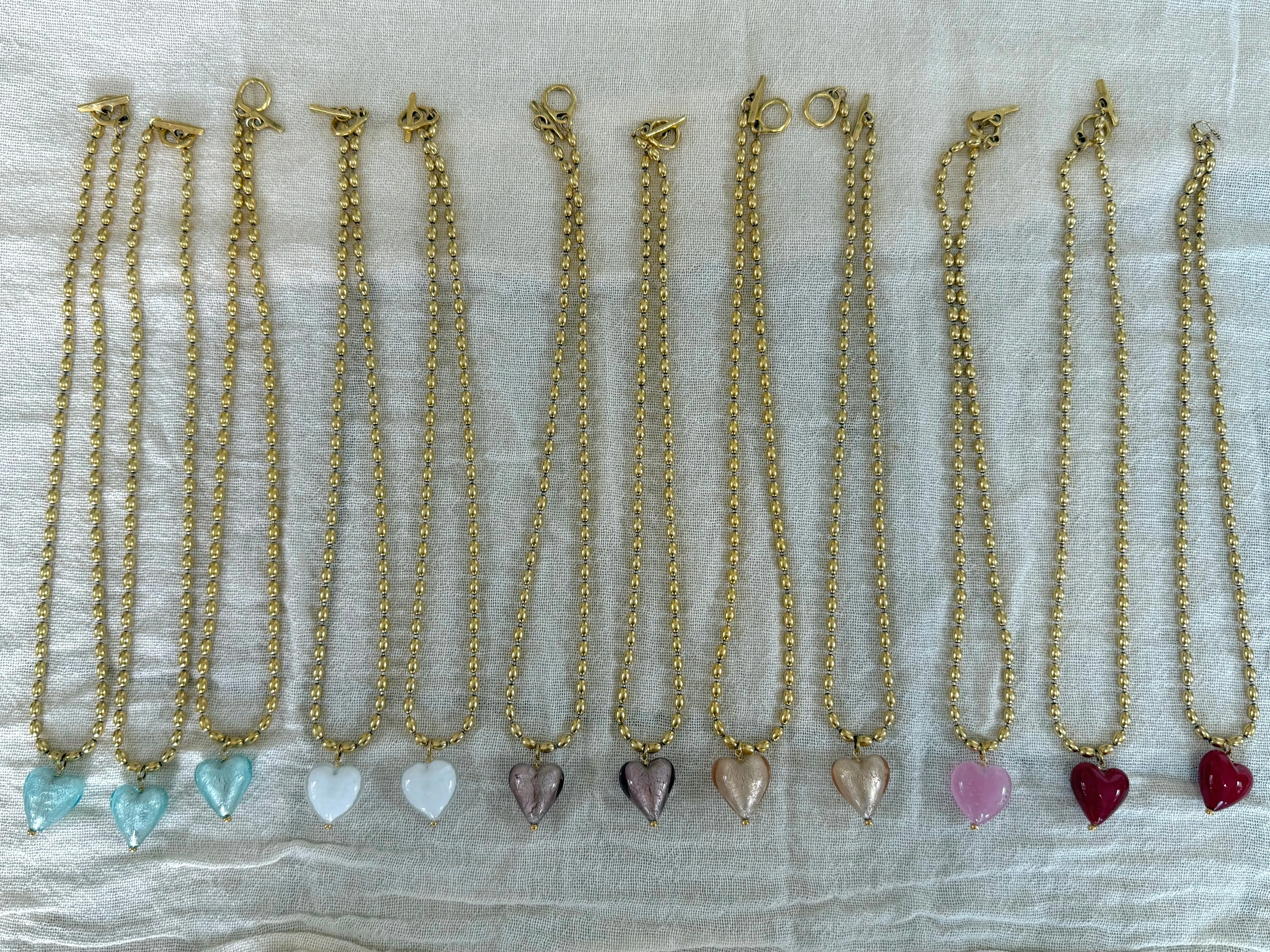 Large Italian Heart Necklace