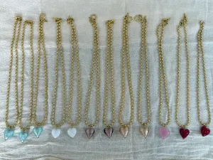 Large Italian Heart Necklace