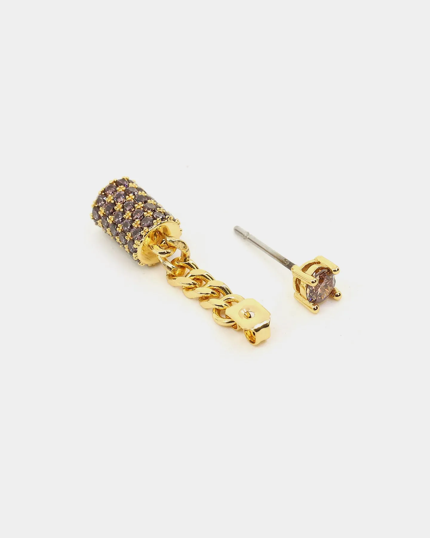 Last Kings The Drop Earrings Gold/Brown