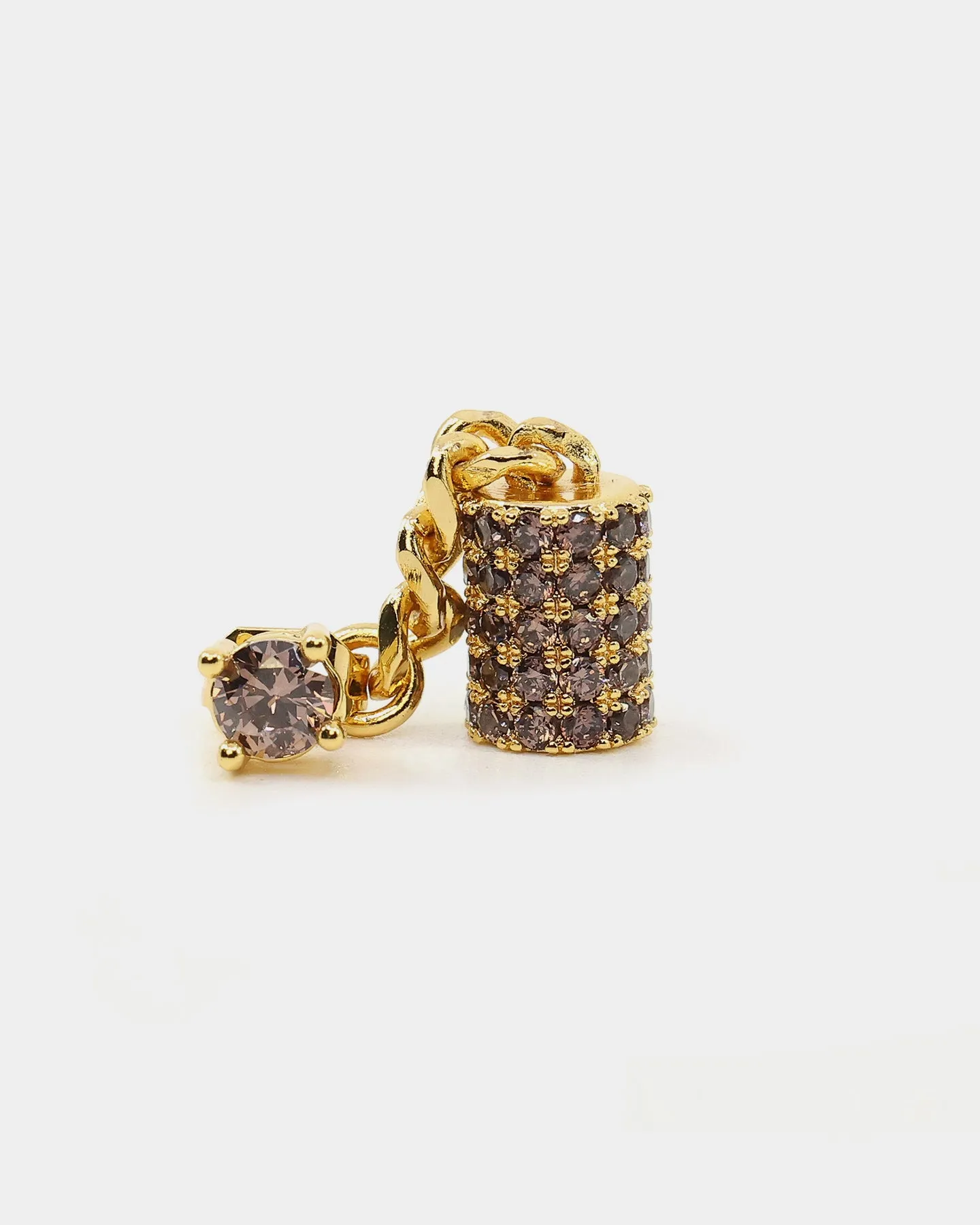 Last Kings The Drop Earrings Gold/Brown