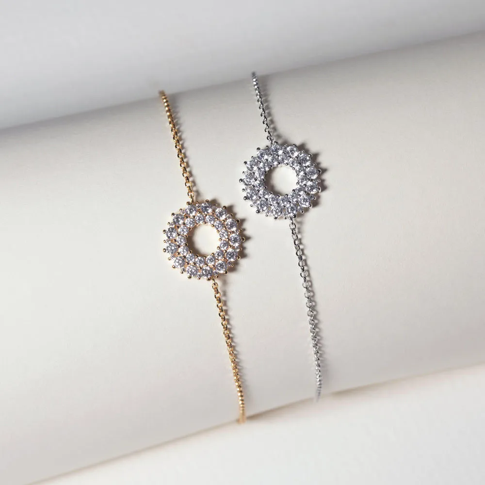 Livigno Silver Bracelet w. Zirconias