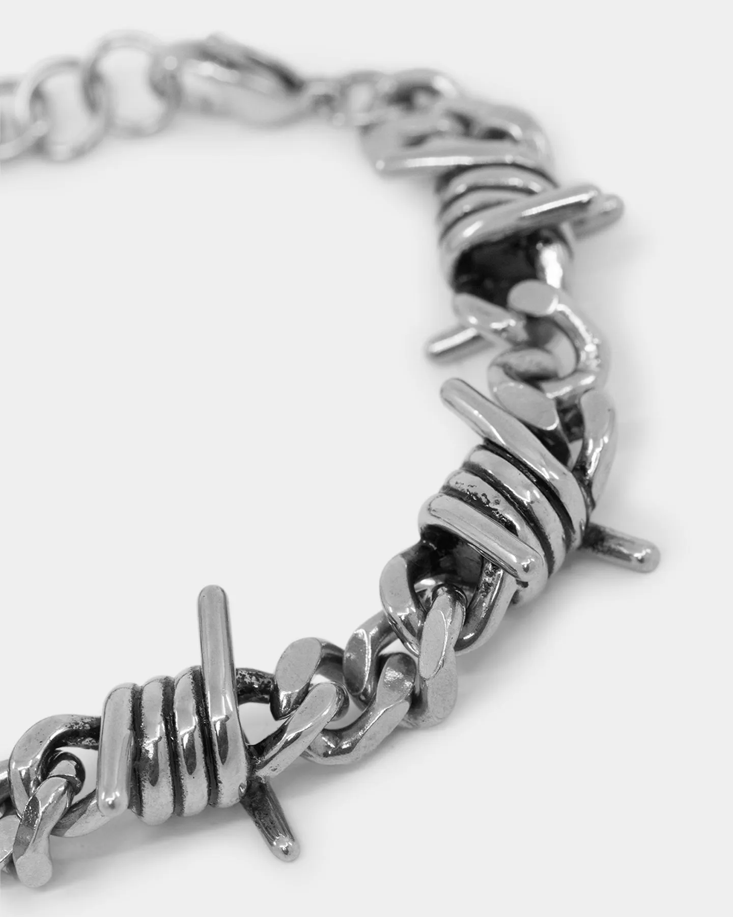 Loiter Barbed Cuban Bracelet Stainless Steel