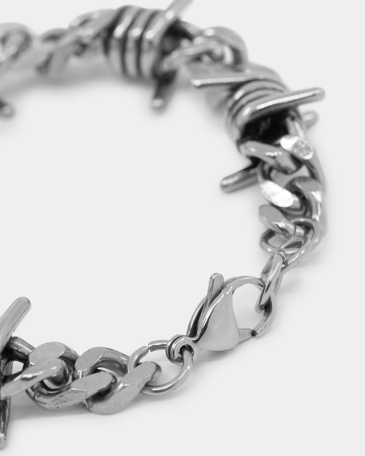 Loiter Barbed Cuban Bracelet Stainless Steel