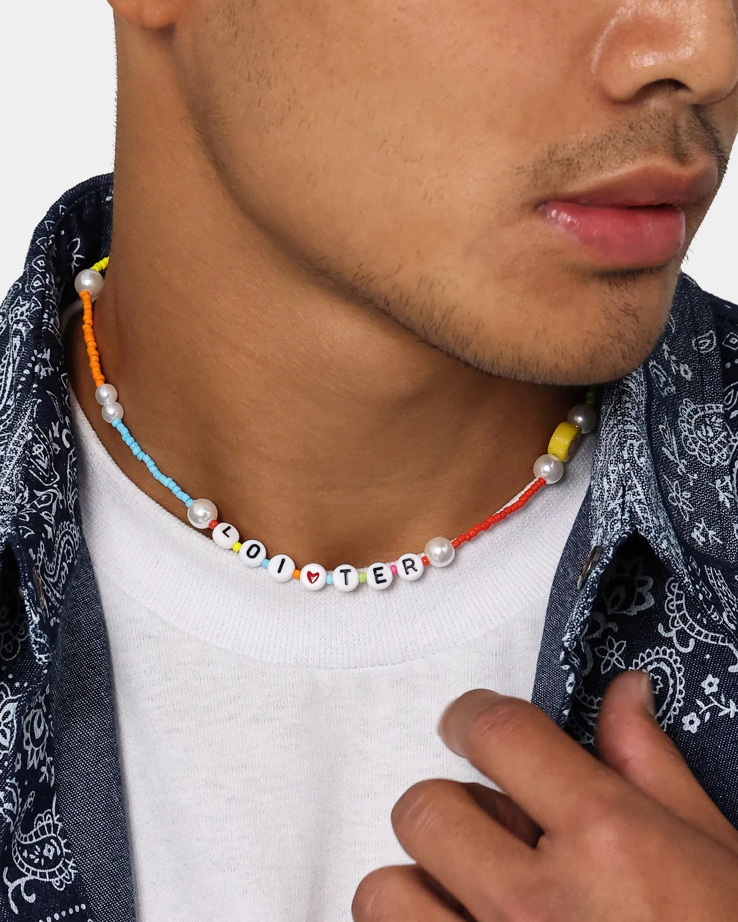 Loiter Loi<3ter Beaded Necklace Multi-coloured