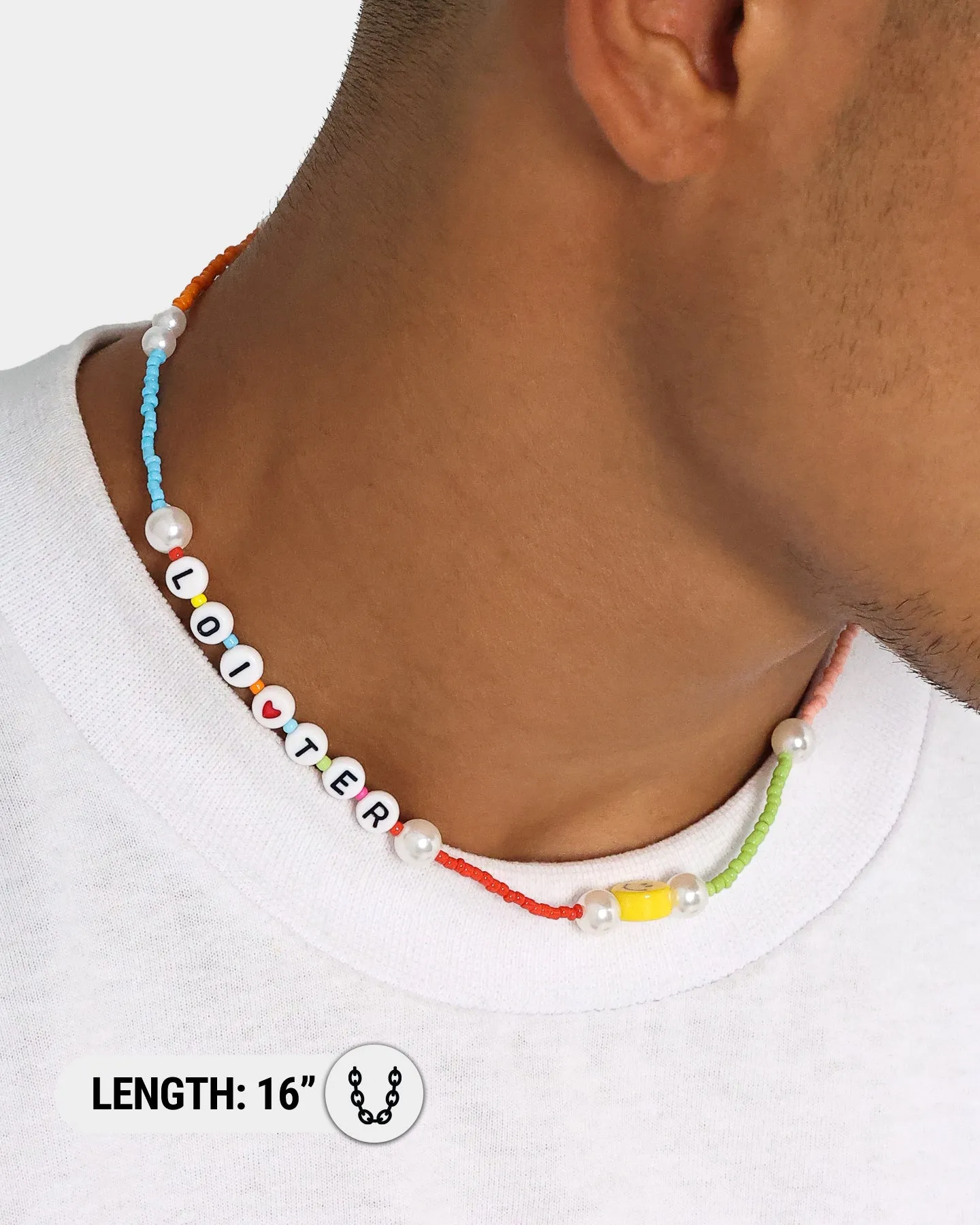 Loiter Loi<3ter Beaded Necklace Multi-coloured