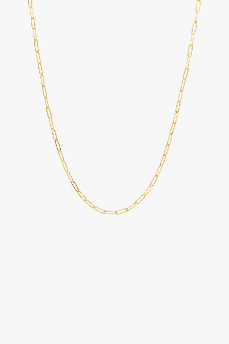 Long Link Chain Necklace Gold Plated (60cm) Wildthings Collectables